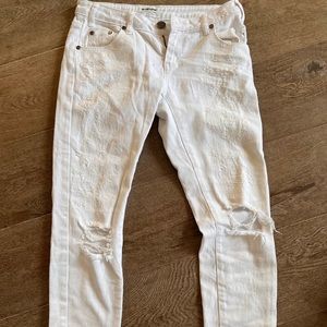 One teaspoon low waist short rise fitted leg jeans size 27